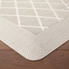 Martha Stewart Miles Modern Diamond Anti-Fatigue Air-Infused Kitchen Mat, Beige,