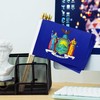 TSMD New York NY State Flag on Wood Stick Small