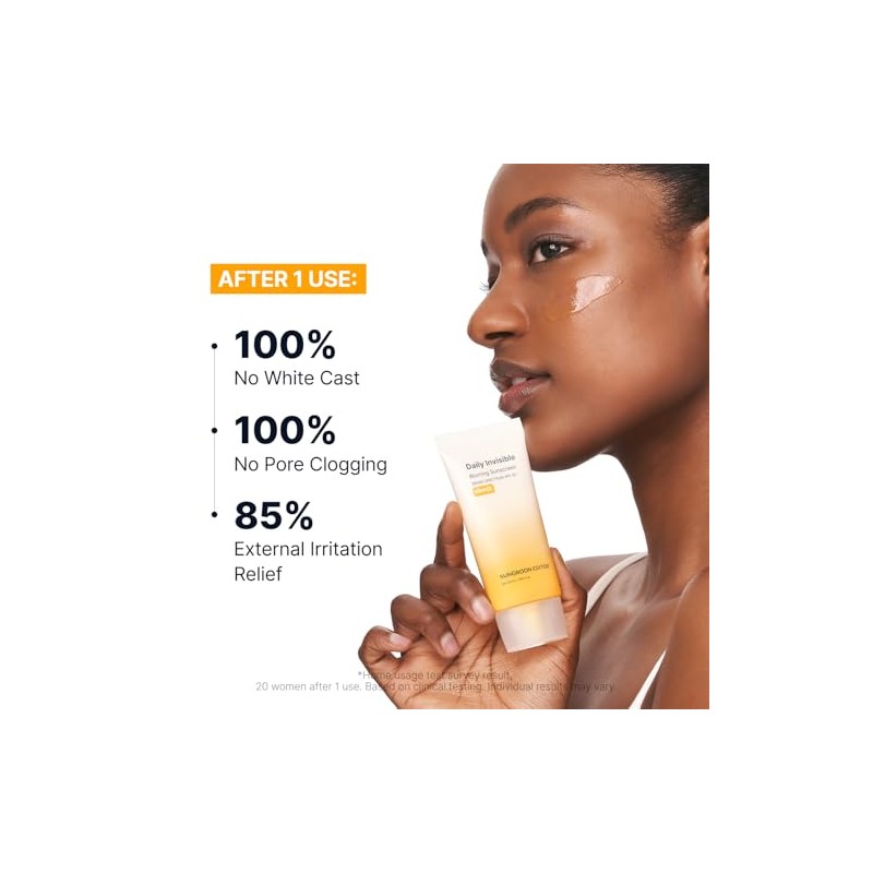 SUNGBOON EDITOR Protector solar borroso invisible, diario con amplio espectro
