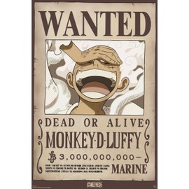 GB Eye – Poster ONE PIECE Chibi Wanted Luffy Wano – Prodotto Ufficiale – Formato 52 x 38 cm – Carta Laminata di Alta Qualità – Poster Manga