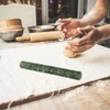 Alipis Marble Rolling Pin 2pcs Natural Jade Stone Rolling Pins