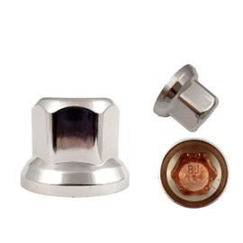 50 x Wheel Nut Caps 32 mm Chrome Truck Car Trailer Short Wheel Nut Cover Wheel Nut Protection Cap Cover