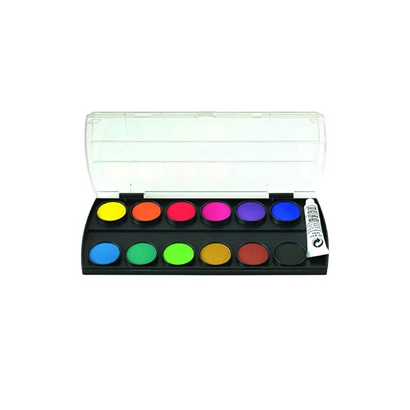 Pelikan Kreuzer 721233 Paint Box with 12 Colours and Opaque