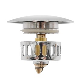 Hoypeyfiy Universal Bathtub Stopper and Tub Drain Hair Catcher, Pop Up Bathtub Shower Anti-Clogging Design Sink Tub Stopper for Bathroom Kitchen Shower