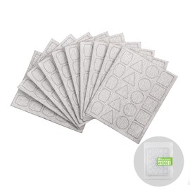 Bucasso Sanderpaper for PLH-1000 Pen Sander, 10pcs with Each 20 Pads (PAPER-1000)