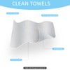 Atitifope - Toalla de limpieza desechable, toalla facial húmeda y