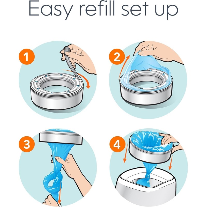 Playtex Diaper Genie Refill, 2 Count