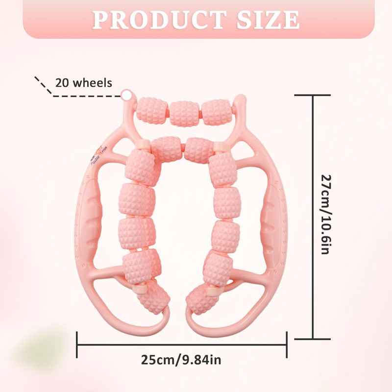 LCUHAVA Massage Roller Legs 23 Wheels Leg Massager Massage Roller