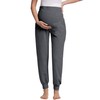Women's Maternity Joggers Full Length Sleep Knit Pants Stretch Postpartum