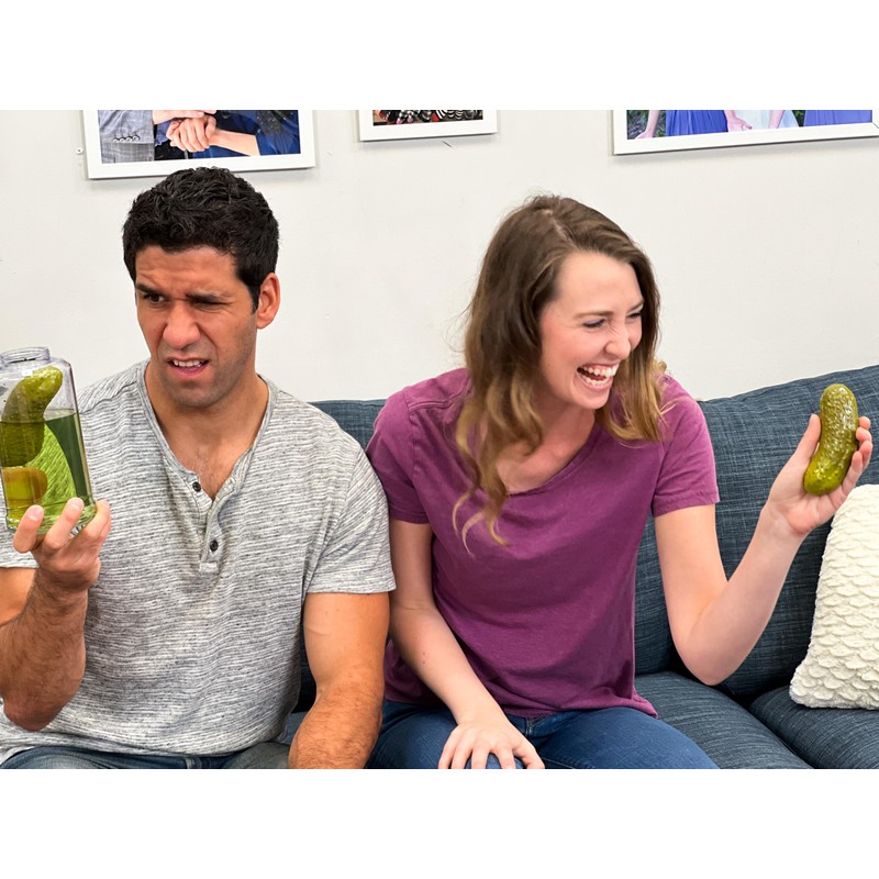 DR DINGUS Emotional Support Pickle - +100 Positive Inspirational Phrases