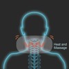 Travelmall Switzerland Multi-Functional Heat & Massage Neck Support for Airplane,