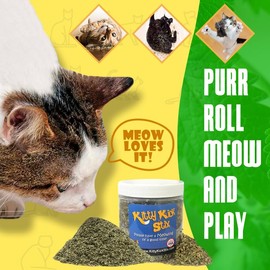 Kitty Kick Stix Premium Catnip Bulk Leaf & Flower 100% Natural, Enticing Catnip Treats for Catnip Toys, Catnip Spray, & Cat Accessories (Multiple Sizes) ((Large Bag - Bulk))