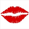 Red Lip Car Decal / Sticker