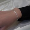 Bracelet 925 Sterling Silver Sparkling Glitter Bracelet Temperament Women Versatile