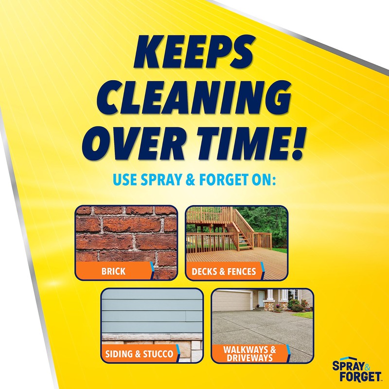 Spray & Forget Ready-to-Use House & Deck Outdoor Cleaner -