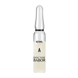 DOCTOR BABOR Renewal Ampoules, Serum Concentrate for Face, with Anti-Ageing Effect, Finer and Smoother Skin, Encapsulated Retinol with Bakuchiol and Tripeptide, Vegan Formula, 7 x 2 ml