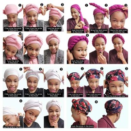 Ankara - Diadema con estampado africano suave para cabeza de pelo largo