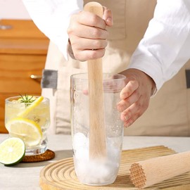 Wooden Herb Masher, Fermentation Masher Heavy Duty Hand Masher Wooden Traditional Potato Masher for Fermenting Sauerkraut and Kimchi, Wooden Pestle, Sauerkraut Masher, Hand Masher