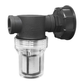 FONDUO IBC Outlet Tap Connection, IBC Tank Accessories, Tap Adapter for Water Tank 1000 L with Filter Function, S60 x 6 Water Tank Adapter IBC (3/4 Inch Internal Thread)