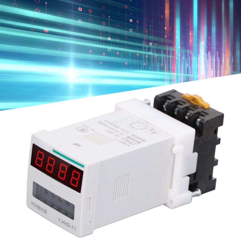 Time Relay Digital High Accuracy Programmable Time Delay Relay with