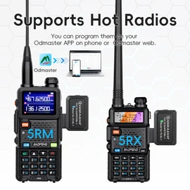 TIDRADIO Ham Radio Wireless Programmer Adapter APP and PC Program for Baofeng UV-5R and Multiple Models No Driver Issues Instead of Program Cable