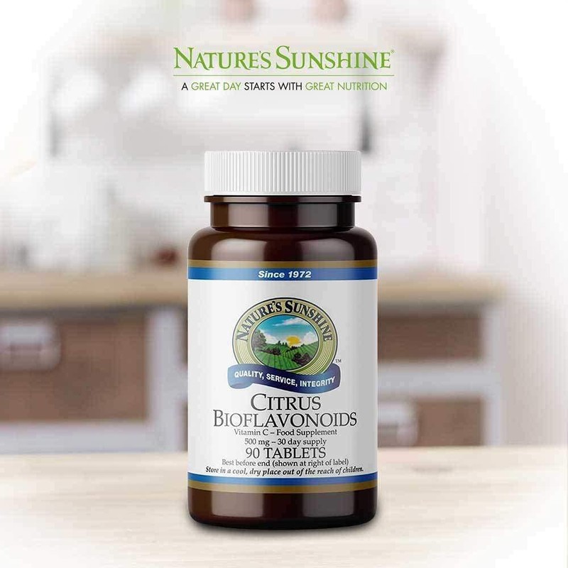 Nature's Sunshine Vitamin C with Citrus Bioflavonoids - 90 Tablets