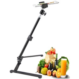 Adjustable Photo Copy Stand with Phone Clamp, Overhead Phone Mount, Table Top Teaching Online Stand Mount, portable retractable lazy desktop bracket, Tripod Lightweight Stand Phone Holder Mount