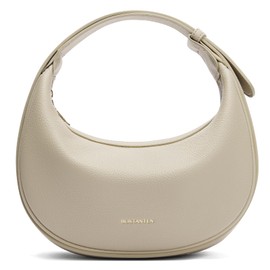 BOSTANTEN Crescent Shoulder Bag for Women Trendy Crossbody Hobo Purse Vegan Leather Clutch Handbag Adjustable Strap, Khaki 2025