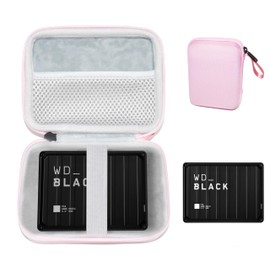 CaseSack Case for WD_Black 6TB 1TB/ 2TB/ 4TB/ 5TB/ 6TB P10 Game Drive, Portable External Hard Drive (Pink)