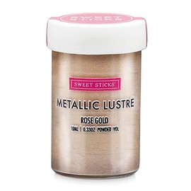 Sweet Sticks Edible Metallic Lustre Dust 4g Rose Gold