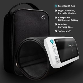 Greater Goods Bluetooth Blood Pressure Monitor with Automatic Upper Arm Cuff, App-Enabled for iOS and Android