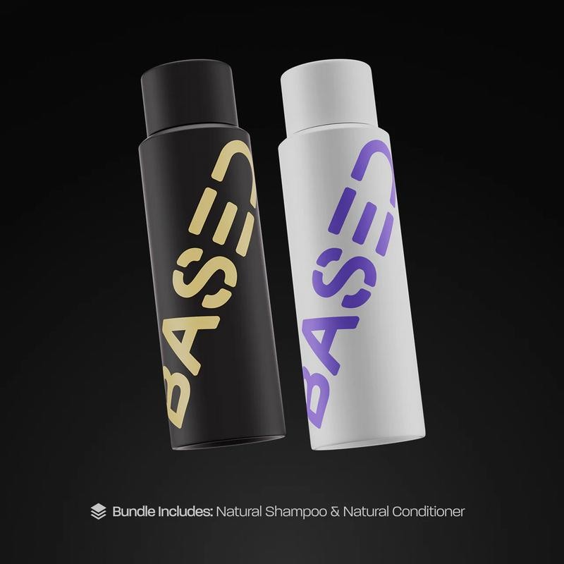 Based Bundle | Shampoo + Conditioner | Simple, Natural, Effective.:_Bundle
