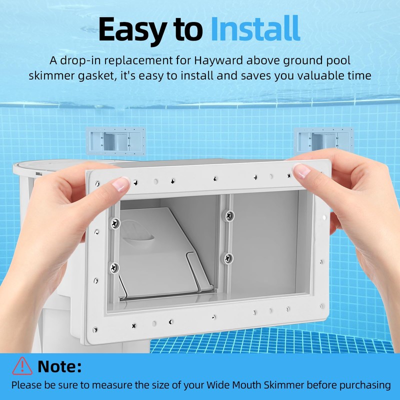 SPX1091GW Wide Mouth Butterfly Gasket Compatible with Hayward Automatic Skimmers