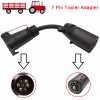 7 Way Blade to 7 Pin Round Trailer Adapter Plug