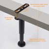5 Pcs Adjustable Height Bed Support Legs 7.08-12.5 inch with