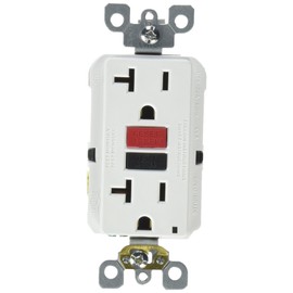 Leviton TV205382 20A WHT Self Test GFCI