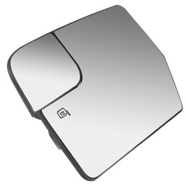 Carbhub Left Driver Side Heated Mirror Glass Compatible with Lincoln Navigator 2012-2014 Compatible with Ford Expedition 2012-2017 Driver Side Heated Flat with Spotter Replaces CL1Z17K707D CL1Z17K707C