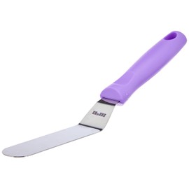 IBILI ESPATULA ACODADA INOX 15 cm, Stainless Steel, Silber/lila, 15 x 4 x 1 cm