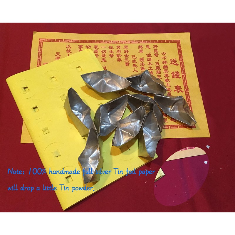 APERFECT Joss Paper Ancestor Money, Silver, Chinese Joss, Money, Joss