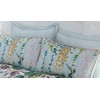 Paoletti Contemporary Hanging Gardens Oxford Pillowcase Set, Mint Green, One