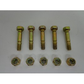 Pack of 10 Shear Bolts Snow Blower M8 8 mm x 38 mm Universal for Many Manufacturers
