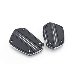 Goldstrike Twin Rail Floorboards without Driver Adapter (pair) (chrome) for Gold Wing