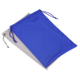 [PATIKIL] Ski Goggle Bag 2PCS Micro Fiber Snow Goggles Case Cover Soft Storage Sleeve Drawstring Pouch for Sunglasses Glasses Glasses Camera Lens Gray Blue