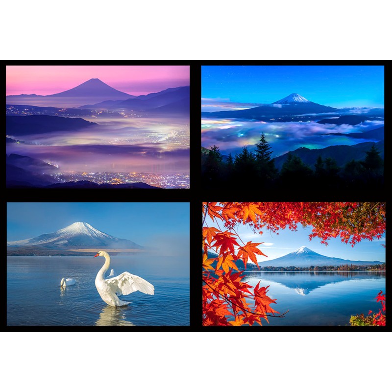TAKASHI Mt. Fuji Postcard "Mt. Fuji Bikei 12 Piece Set"
