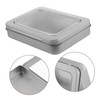 WHAMVOX Rectangular Metal Tin Box with Lid Fire Starter Case