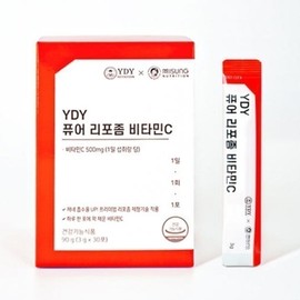 YDY Pure Liposomal Vitamin C 30 packets (1 month)/High-content vitamin C with good absorption rate / YDY 퓨어 리포좀 비타민C 30포 1통 (1개월)/흡수율 좋은 고함량비타민C