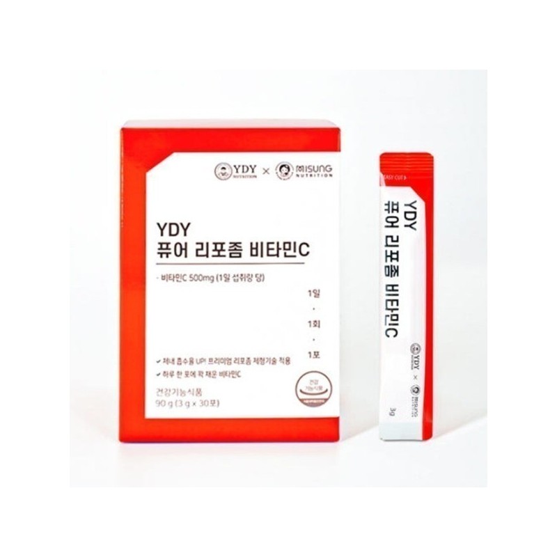 YDY Pure Liposomal Vitamin C 30 packets (1 month)/High-content vitamin