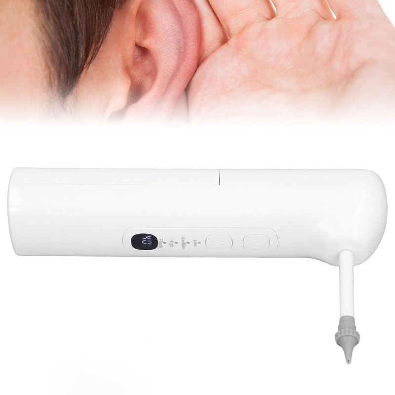 Ear Washer Cleansing Kit Wax Removal IPX7 Waterproof Ear Irrigation