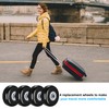 Pack of 4 Suitcase Wheels Replacement Wheels Suitcase Wheels Replacement