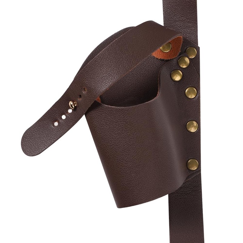 IBLUELOVER Medieval Leather Sword Frog Adjustable Viking Sword Holster Holder